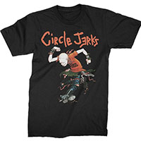 Circle Jerks- Skanker on a black shirt
