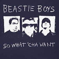 Beastie Boys- So What 'Cha Want on a navy shirt
