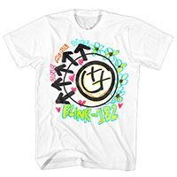Blink 182- One More Time on a white shirt