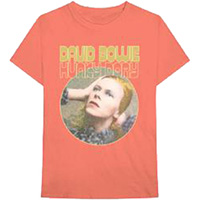 David Bowie- Hunky Dory on an orange shirt (Sale price!)