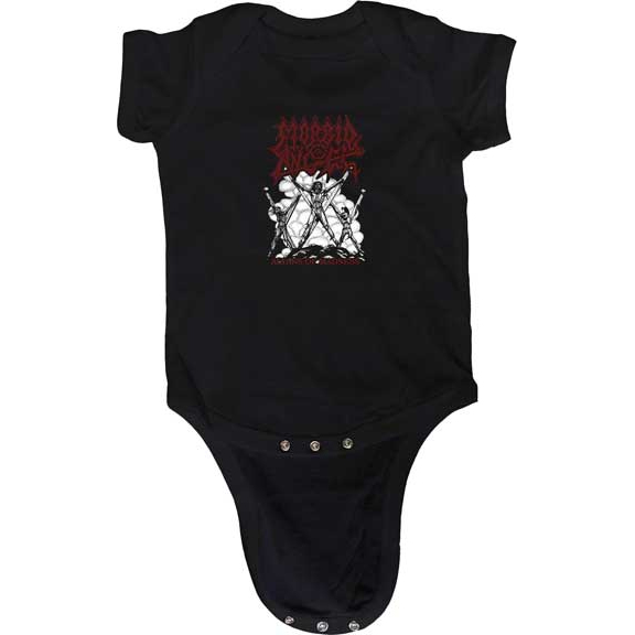 Morbid Angel- Alters Of Madness on a black onesie (Sale price!)
