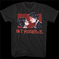 My Chemical Romance- Three Cheers on a black shirt