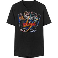 Who- USA Tour on a black ringspun cotton shirt (Sale price!)