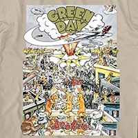 Green Day- Dookie on a natural shirt