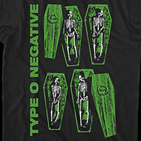 Type O Negative- Coffins on a black shirt