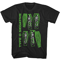 Type O Negative- Coffins on a black shirt