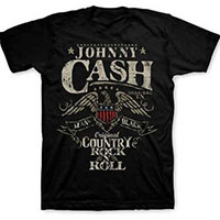 Johnny Cash- The Man In Black, Original Country Rock N Roll on a black shirt