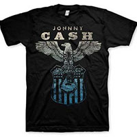 Johnny Cash- Eagle on a black shirt