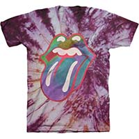Rolling Stones- Tongue on a Tie Dye shirt
