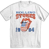 Rolling Stones- 1994 USA Tongue on a white shirt