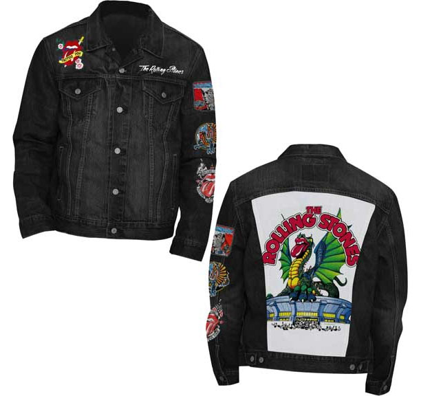 rolling stones denim jacket