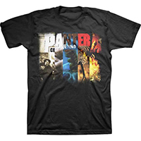 Pantera- Collage on a black shirt