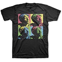 Tupac- Warhol Faces on a black shirt