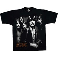 AC/DC- Highway To Hell Band Pic (Large Print) on a black shirt