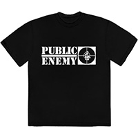 Public Enemy- Logo on a black shirt