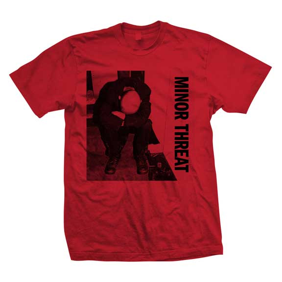 Minor Threat- Album Cover on a red shirt