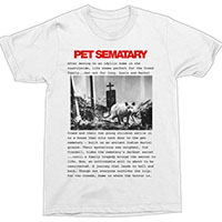 Pet Sematary- Excerpt And Cat on a white shirt (Sale price!)