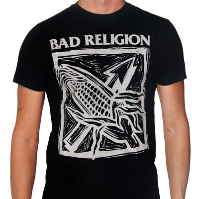 Bad Religion- Against The Grain on a black shirt