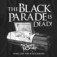 My Chemical Romance- The Black Parade Is Dead on a black shirt