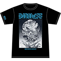 Baroness- Broken Halo on a black shirt