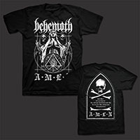 Behemoth- Amen on front and back on a black shirt