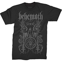 Behemoth- Ceremonial on a black ringspun cotton shirt