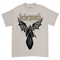 Behemoth- Angel Of Death on a natural ringspun cotton shirt