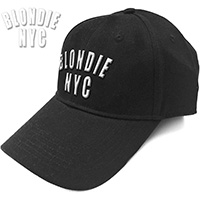 Blondie- NYC on a black baseball hat