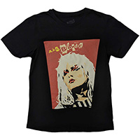 Blondie- AKA Blondie Pop Art Pic on a black ringspun cotton shirt