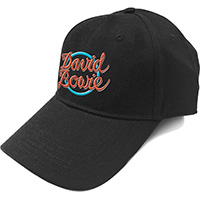 David Bowie- 1978 Tour Logo on a black baseball hat