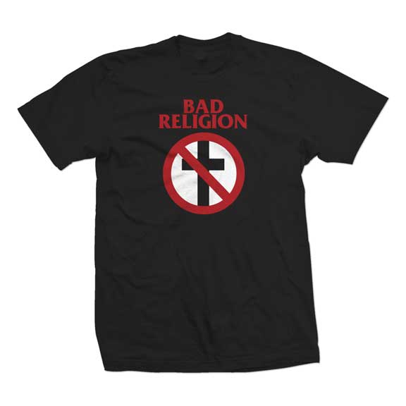 Bad Religion- Crossbuster on a black shirt