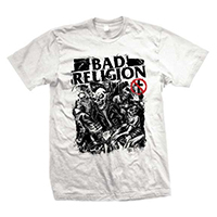 Bad Religion- Skeletons on a white shirt