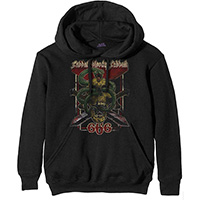 Black Sabbath- Sabbath Bloody Sabbath on a black hooded sweatshirt