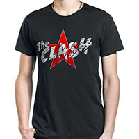 Clash- Star Logo on a black shirt