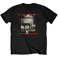 Clash- Sandinista on a black ringspun cotton shirt