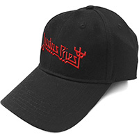 Judas Priest- Red Logo on a black baseball hat
