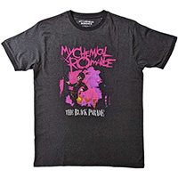 My Chemical Romance- The Black Parade on a charcoal/black ringer shirt