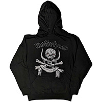 Motorhead- March Or Die on a black hooded sweatshirt