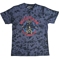 Motorhead- Born To Lose Live To Win Biker on a dip dye shirt