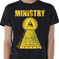 Ministry- Pyramid on a black shirt (Sale price!)