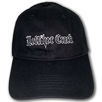 Leftover Crack- Logo on a black baseball hat