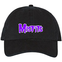 Misfits- Logo on a black baseball hat