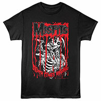 Misfits- Death Comes Ripping on a Black Shirt