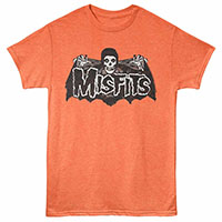 Misfits- Bat Fiend on an Orange Heather Shirt