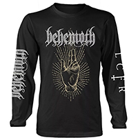 Behemoth- Hand on front, LCFR on back, Sleeve Prints on a black long sleeve shirt