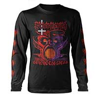 Possessed- Beyond The Gates on a black long sleeve shirt 