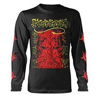 Possessed- Baphomet on a black long sleeve shirt 