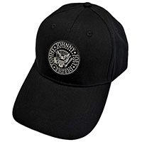 Ramones- Presidential Seal on front, Logo on back on a black baseball hat