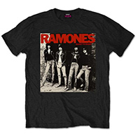 Ramones- Neon Leave Home on a black shirt