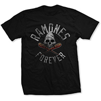 Ramones- Forever on a black ringspun cotton shirt